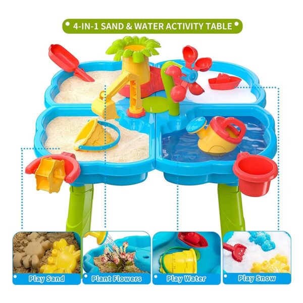 Beach Sand Water Game Beach Table Toys Kids Sand Toy Set For Kids - Image 4