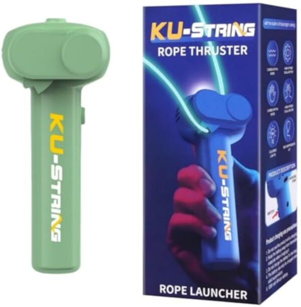 String Rope Glow in The Dark String Rope Launcher Luminous Portable Handheld String Stress Relief Toy