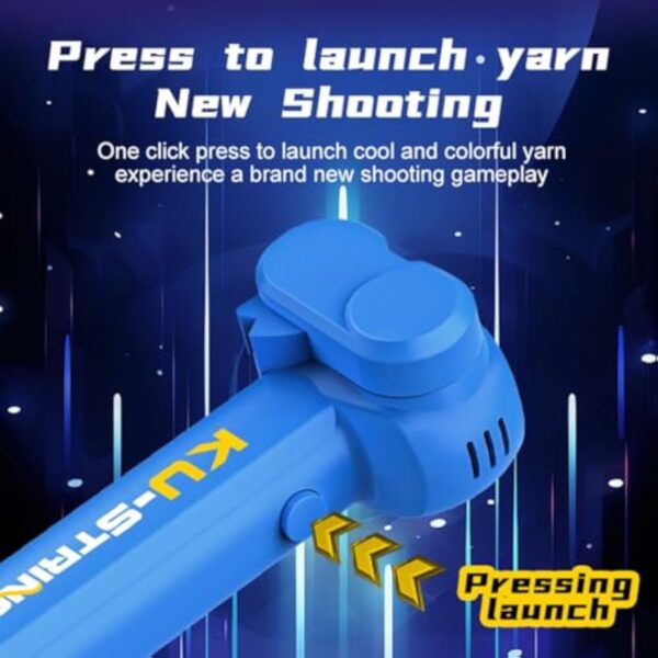 String Rope Glow in The Dark String Rope Launcher Luminous Portable Handheld String Stress Relief Toy - 图片 6