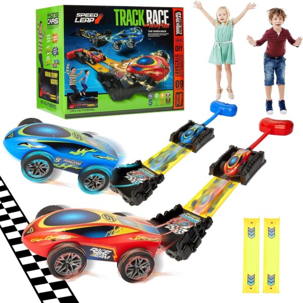 Wholesale Eco-Friendly Air Racing 2 で 1 Racing Car Dueling Launch Toys for Kids