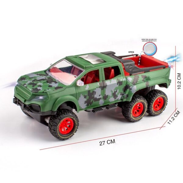 1:16 Remote Control Military Climbing Car Toy 6WD 6CH Rc Climbing Car kids Boy Toy Rc Car with Light Spray - Image 4