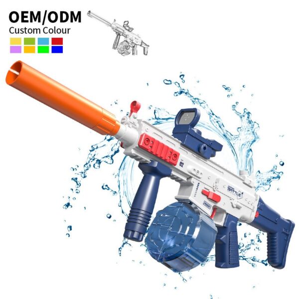 Kids Outdoor Toys 2024 SCAR Electric Water Gun Powerful Water Squirt Gun Super Water Soaker Toy Gun