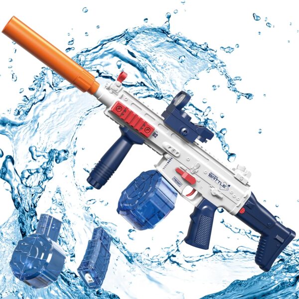 Kids Outdoor Toys 2024 SCAR Electric Water Gun Powerful Water Squirt Gun Super Water Soaker Toy Gun - Imagem 2