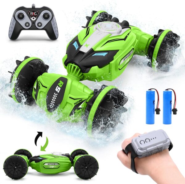 New Amphibious Remote Control Car Rc Stunt Car 4WD Off-Road Drift Toy Hand Controlled Gesture RC Car