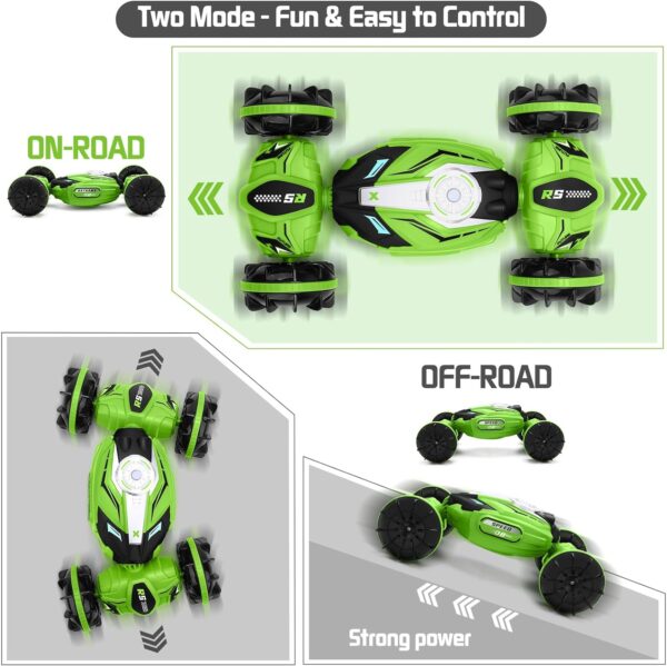 New Amphibious Remote Control Car Rc Stunt Car 4WD Off-Road Drift Toy Hand Controlled Gesture RC Car - 영상 2