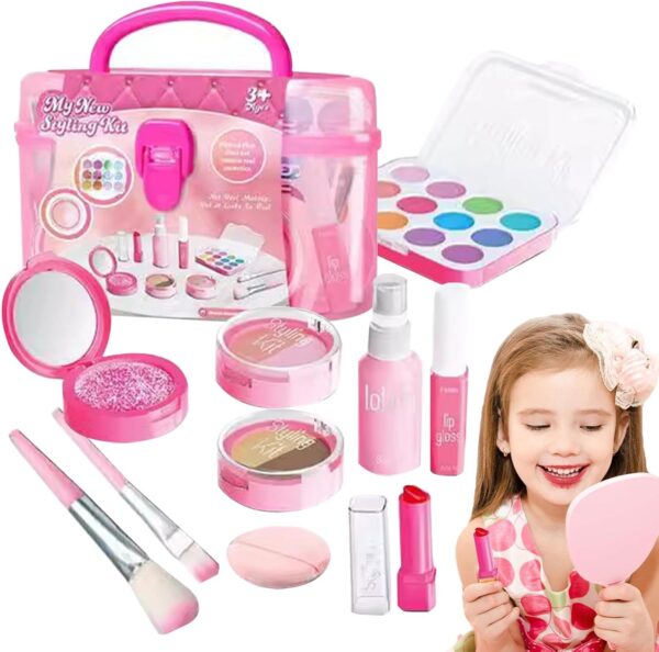 Eco-friendly High Quality Kids Washable Makeup Girl Toys Children Cosmetic Toys Make Up Set - 画像 6