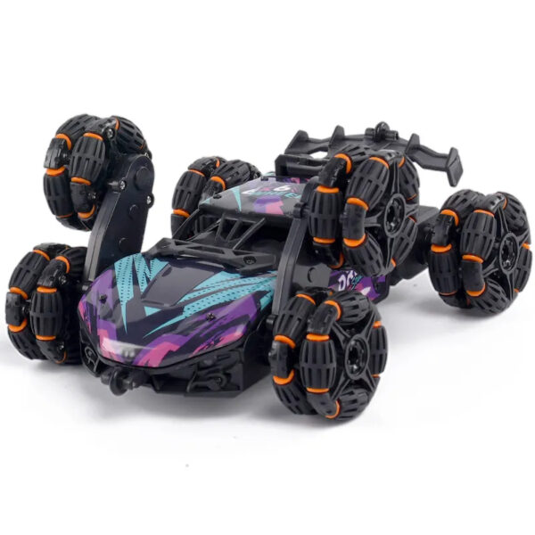 Six Wheel Electronic Remote Controls Alloy Drift Spray Twisting Rc Stunt Car