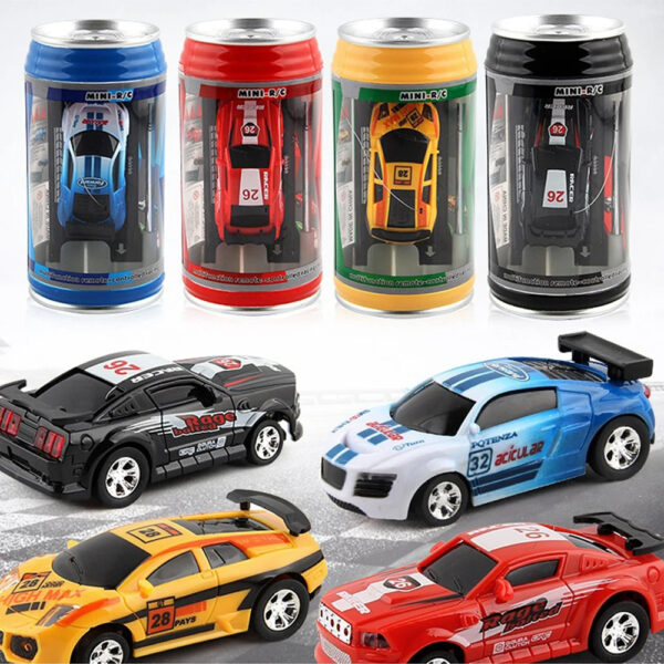 Wholesale 6 Colors 1:45 Remote Control Car In Coke Can 4wd Mini Racing Drift Mini Rc Car - Image 2