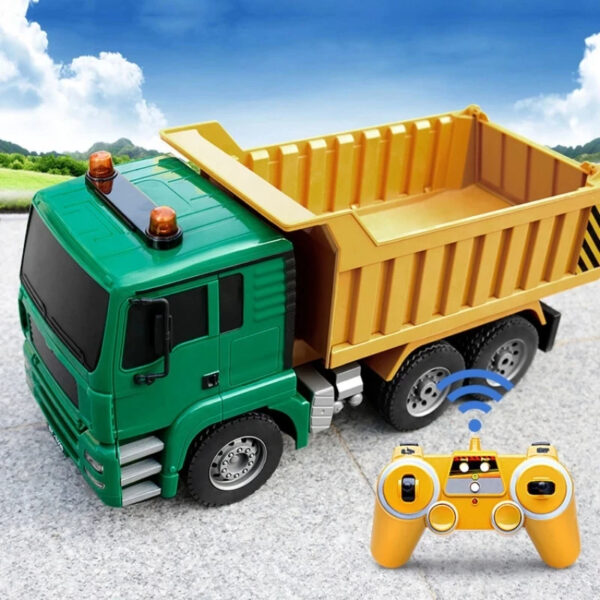 1:20 E520 8 Channel 2.4G Big Remote Control Engineering Mining Truck Rc Dump Construction Truck Toy - Image 3