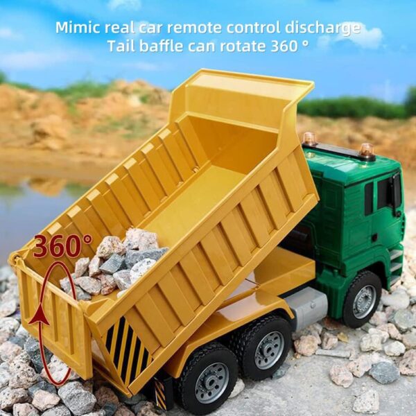 1:20 E520 8 Channel 2.4G Big Remote Control Engineering Mining Truck Rc Dump Construction Truck Toy - Image 4