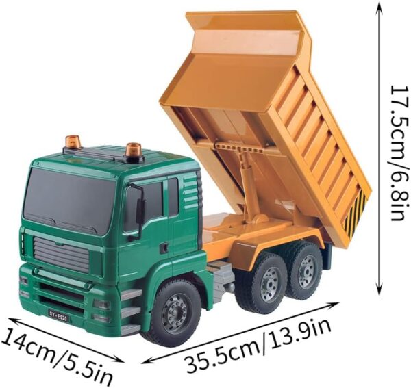 1:20 E520 8 Channel 2.4G Big Remote Control Engineering Mining Truck Rc Dump Construction Truck Toy - Image 6