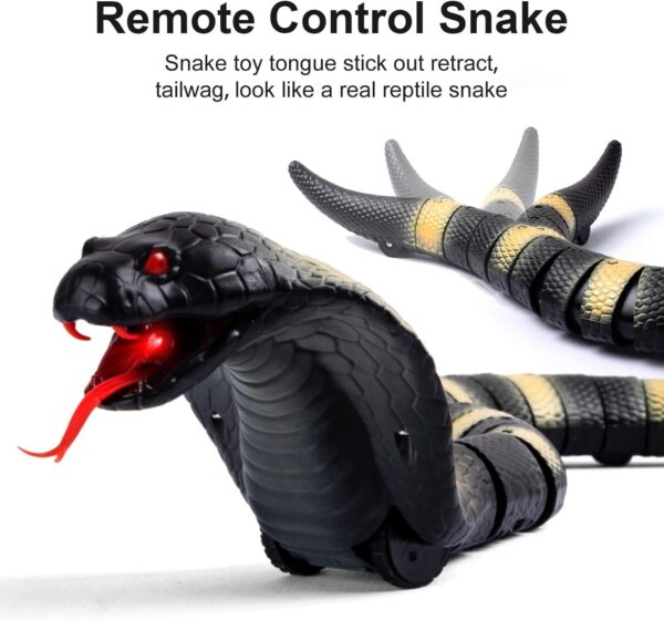 Wholesale Plastic Electronic Toy Outdoor Remote Control Snake Toy Rc Animals for Kids - Imagem 5