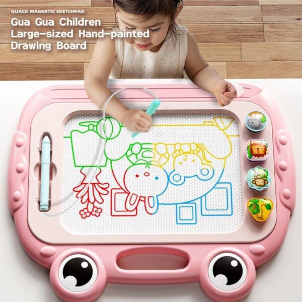 OEM Magnetic Frog Drawing Board Colorful Painting Board Kids Plastic Drawing Doodle Writing Board - Image 2