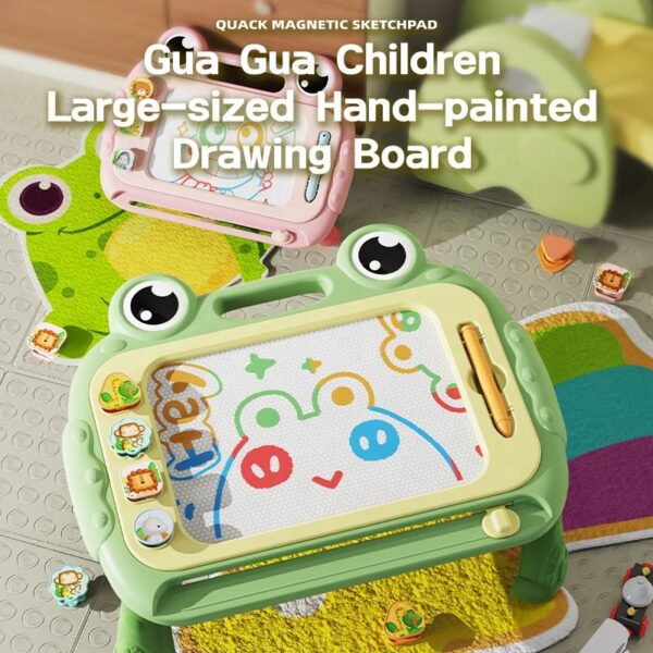 OEM Magnetic Frog Drawing Board Colorful Painting Board Kids Plastic Drawing Doodle Writing Board - Image 3