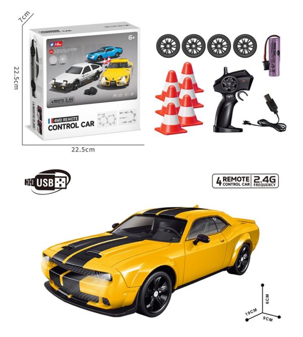 49MHZ Remote Control Electric Racing Drift Car 360 Rc Car 4x4 Off Road Children Toys Stunt Car - Image 6