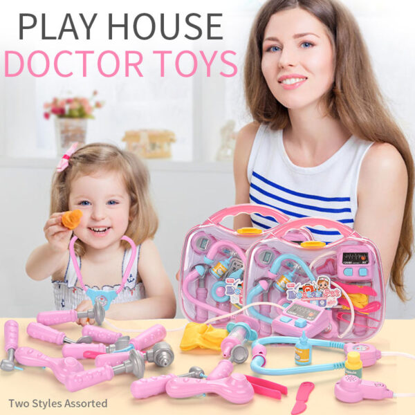 Wholesale Educational Preschool Toy Role Pretend Play House Toys Portable Doctor Toys for Girls - 图片 3