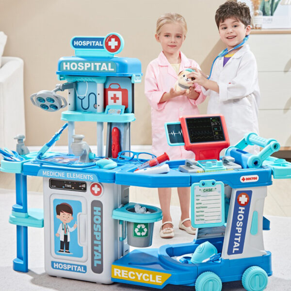 Hot Sale Kids Doctor Kit Children Hospital Role Play Doctor Games Pretend Play Preschool Doctor Toy Set