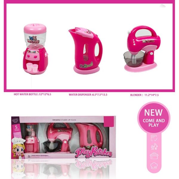 Pretend Play Preschool Plastic Kitchen Set Toy Kitchen Appliances Toys Household Home Appliances Kitchen Toys - 图片 5