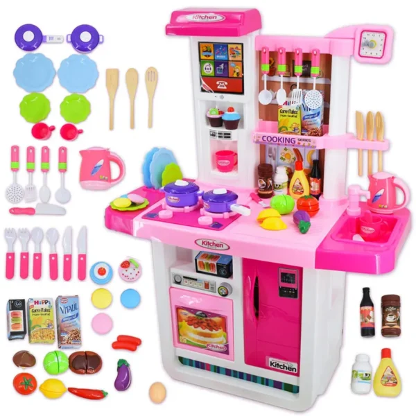 Kids Baby Other Pretend Play Preschool Cabinet Cooking Juguetes Para Los Ninos Set Kitchen Toys For Girls Children 12 Year