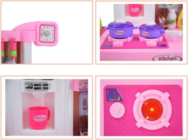 Kids Baby Other Pretend Play Preschool Cabinet Cooking Juguetes Para Los Ninos Set Kitchen Toys For Girls Children 12 Year - 영상 5