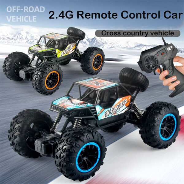 2.4GHZ Off-road Remote Control Radio Control Car Toys RC Vehicle RC Stunt Car for Kids Boy Toy - 画像 2