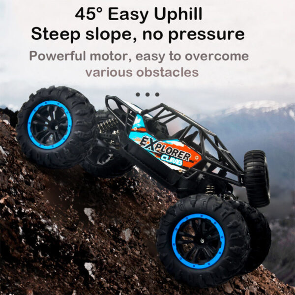 2.4GHZ Off-road Remote Control Radio Control Car Toys RC Vehicle RC Stunt Car for Kids Boy Toy - 画像 4