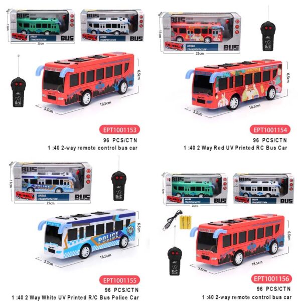 1 :40 2Ch remote control bus car - 画像 2