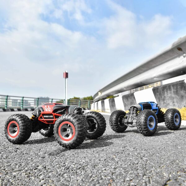 1:10 Rc Car Hobby 2.4G Double Side Big Fast Rc Stunt Car 4x4 Offroad Remote Control Climbing Rock Crawler Rc Car - 画像 3