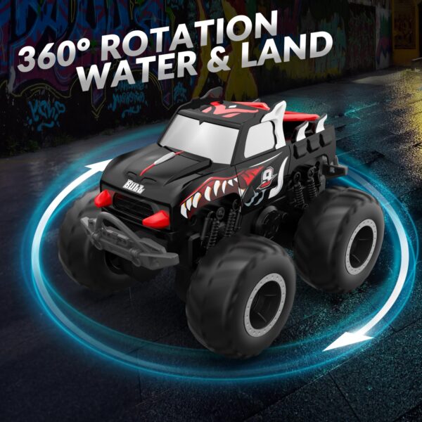 Neu 1/20 2.4G 4WD Off-Road Rechargeable Amphibious Vehicle RC Monster Truck Car Remote Control Car Toys