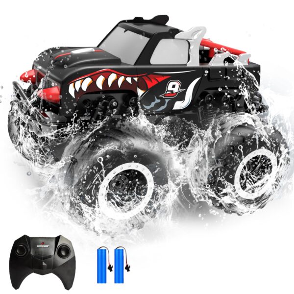 Neu 1/20 2.4G 4WD Off-Road Rechargeable Amphibious Vehicle RC Monster Truck Car Remote Control Car Toys - Bild 2