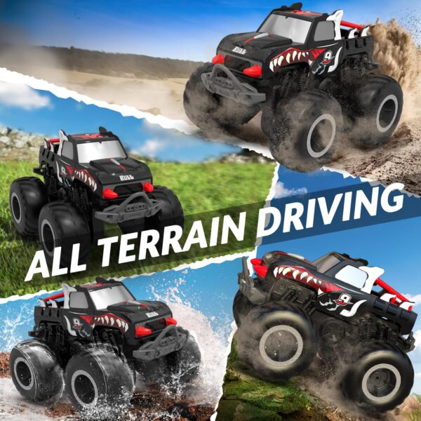 Neu 1/20 2.4G 4WD Off-Road Rechargeable Amphibious Vehicle RC Monster Truck Car Remote Control Car Toys - Bild 3