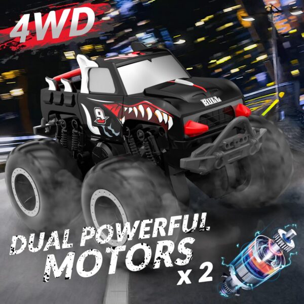 Neu 1/20 2.4G 4WD Off-Road Rechargeable Amphibious Vehicle RC Monster Truck Car Remote Control Car Toys - Bild 5