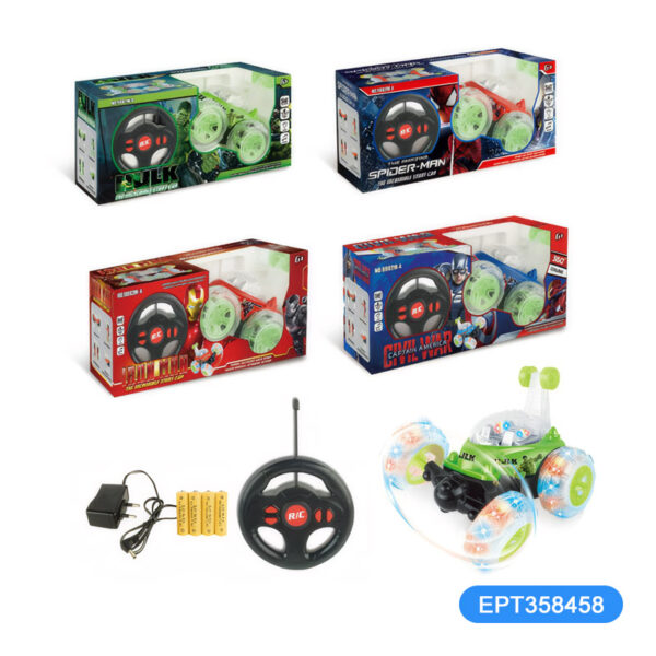 4-Way Rc Dumpe Stunt Remote Control  Car Toys Rwith Lights 3 Songs Music - Bild 6