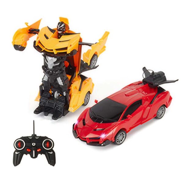 1:16 5 Functions One Touch Change 2 Shapes  Rc Car Remote Control Cars With Lights Spray