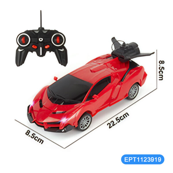 1:16 5 Functions One Touch Change 2 Shapes  Rc Car Remote Control Cars With Lights Spray - Imagem 2