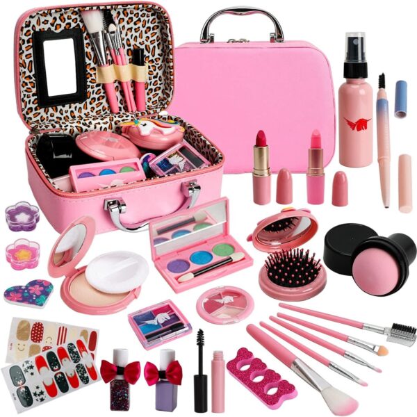 Real Pretend Play New Product Girls Beauty Toy Make-up Bag Set for Kids