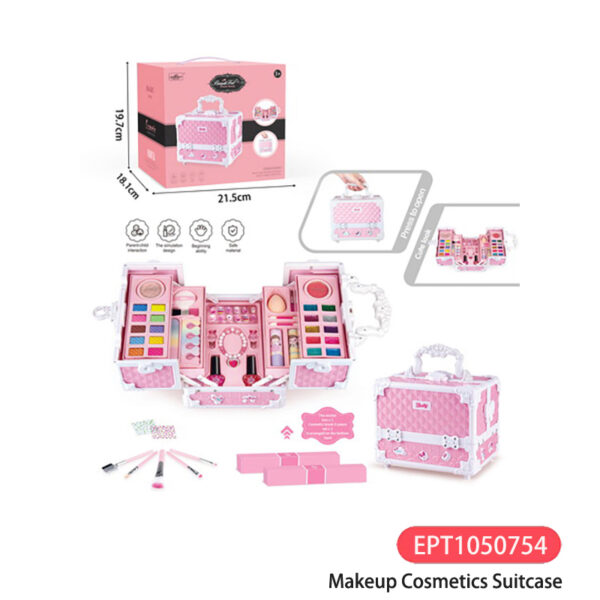 Makeup Cosmetics Setcase Girls Toys Wholesale Set Pink Cosmetic Beauty Doll New Fashion Toy for Children - Image 2