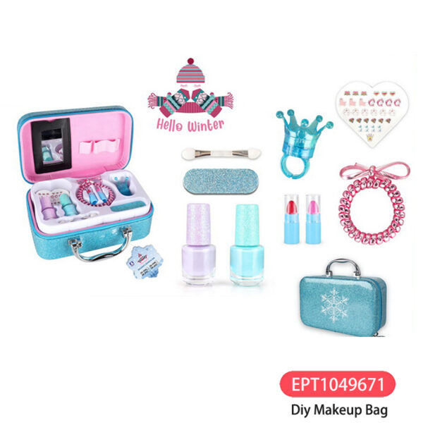 Diy Makeup Bag Toys Teen Toy Kids Beautiful Chinese Girl Beauty Kit  Kid Set for Girls - Bild 2