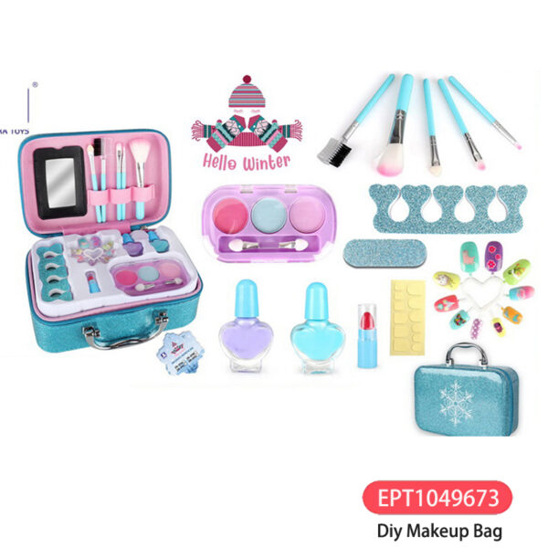 Diy Makeup Bag Toys Teen Toy Kids Beautiful Chinese Girl Beauty Kit  Kid Set for Girls - Bild 4