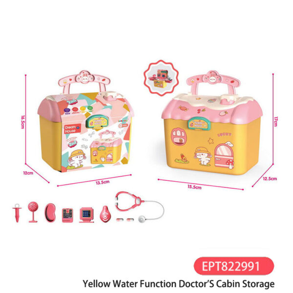 Blue Function Doctor Cabin Storage Toy Girl  Doctor Toys Girls Cheap Set Kids Doctor Pretend Play Kits  for Girls - Bild 6