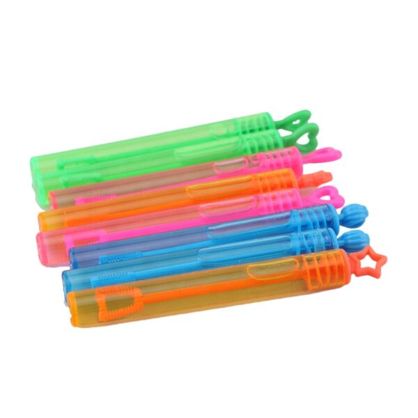Five-Pointed Star Small Test 8Pcs Tube Blowing Mini Wands Wholesale Toys Wedding Set Soap Plastic Toy Bubbles Wand for Kids - 영상 2