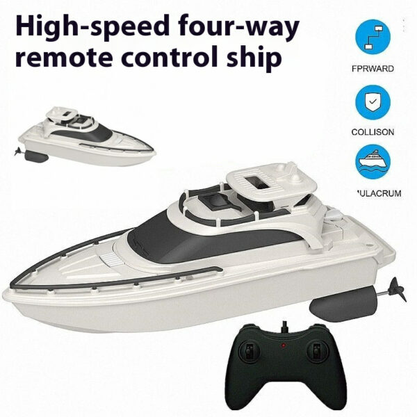 4Ch Remote Control Boat Rc 2025 China Toy Speed Ship Toys Play  in the Water - Imagem 4