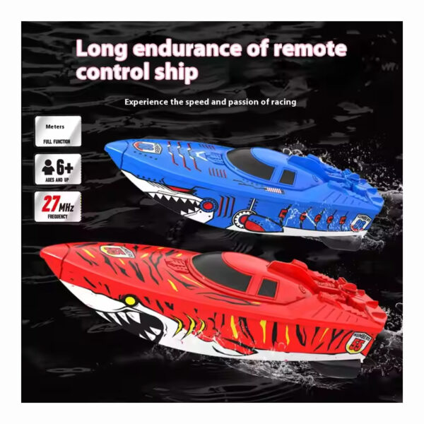 4Ch Remote Control Boat Rc Small Boats Toy New Toys Model for Adults & Kids - 영상 2
