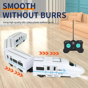 Electric Remote Control Car 4ch Rail Vehicle Model Toy Rc High Speed  Radio Music Children Track Cars Toy with Light Sound