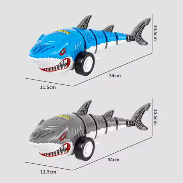 24G Remote Control Cool Lights Shark Car Newest Rc Toy New Shark Toys 2025 Kids Boys Cars  for Children - Image 6
