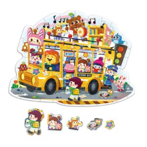 Customized Children's Puzzle Puzzle Toy 100 Cartoon Paper Puzzle Kids New Year Gift Baby with Hand Gift Box