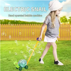Electric Bubble Snail Cart Toy Bubble Soap Machine Kids Other Outdoor Garden Toy for Kids