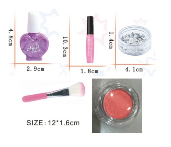 Wholesale Children's Makeup Set Accessories Reorganize and Choose the Accessories Needing for Ages 5-15 Years for Girls