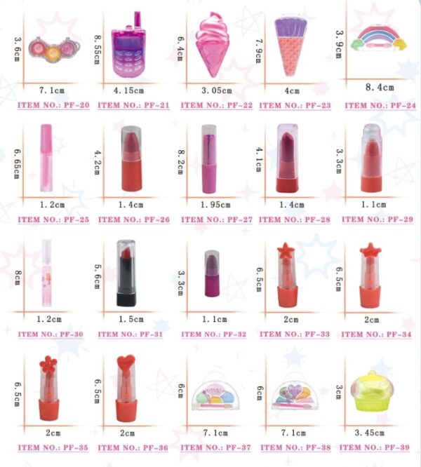 Wholesale Children's Makeup Set Accessories Reorganize and Choose the Accessories Needing for Ages 5-15 Years for Girls - Bild 2