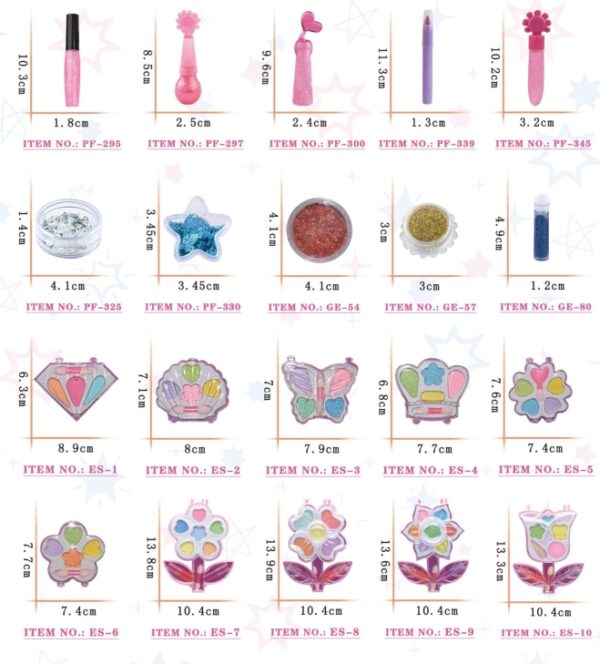 Wholesale Children's Makeup Set Accessories Reorganize and Choose the Accessories Needing for Ages 5-15 Years for Girls - Bild 4